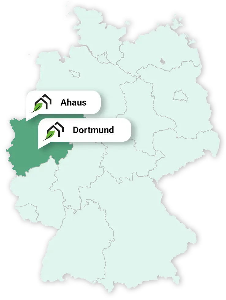 Standorte Ahaus & Dortmund